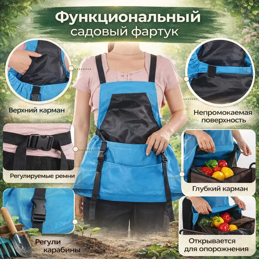 Фартук, который заменит целую сумку!