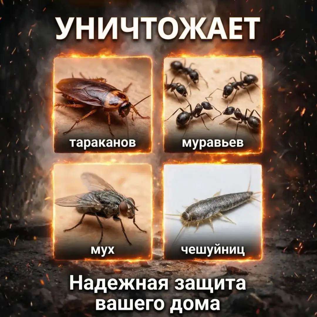 Уничтожает вредителей там, где другие средства бессильны