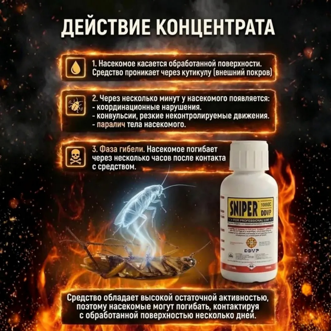 Мощное средство от тараканов и муравьев