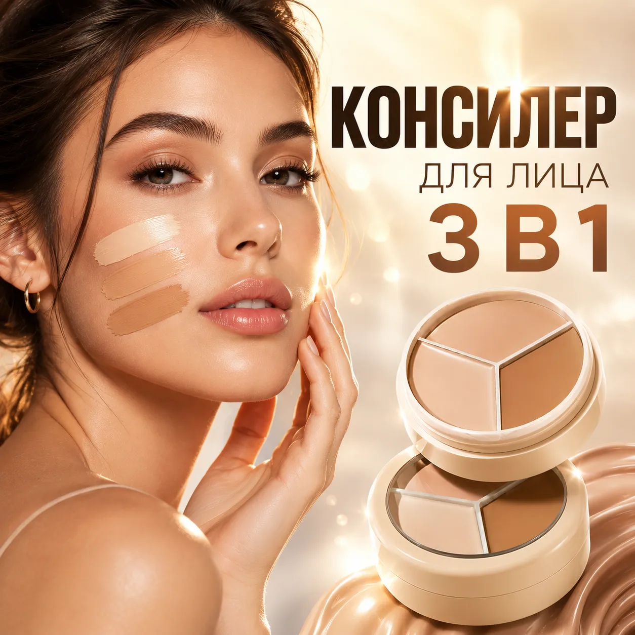 консилер 3в1
