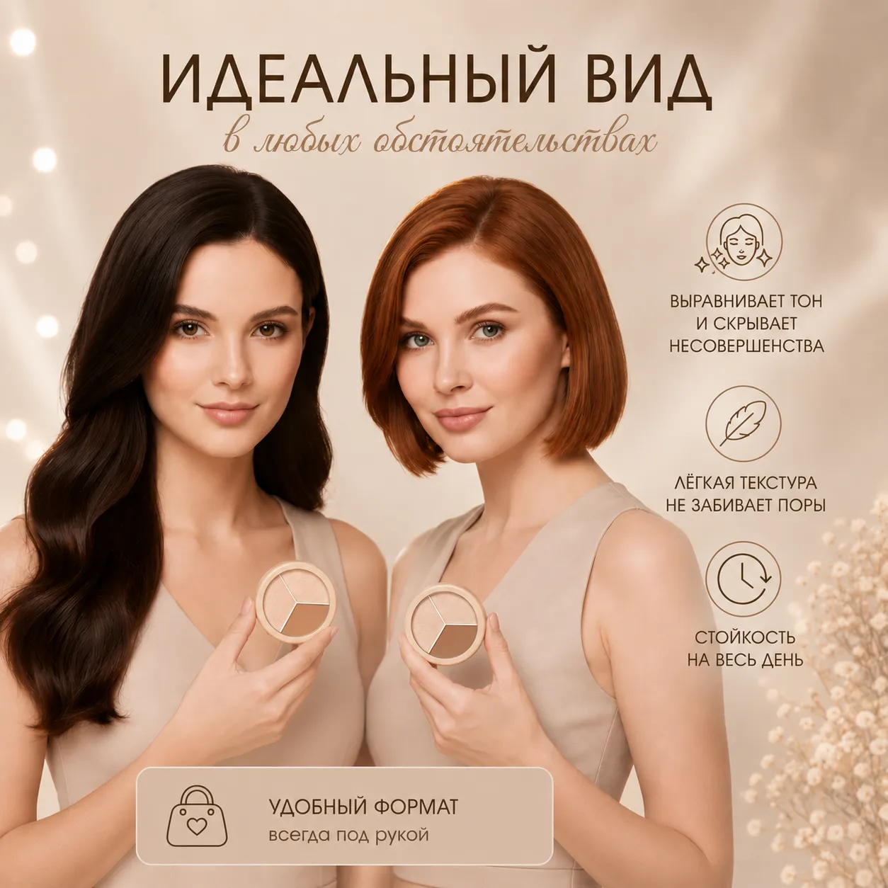 консилер 3в1