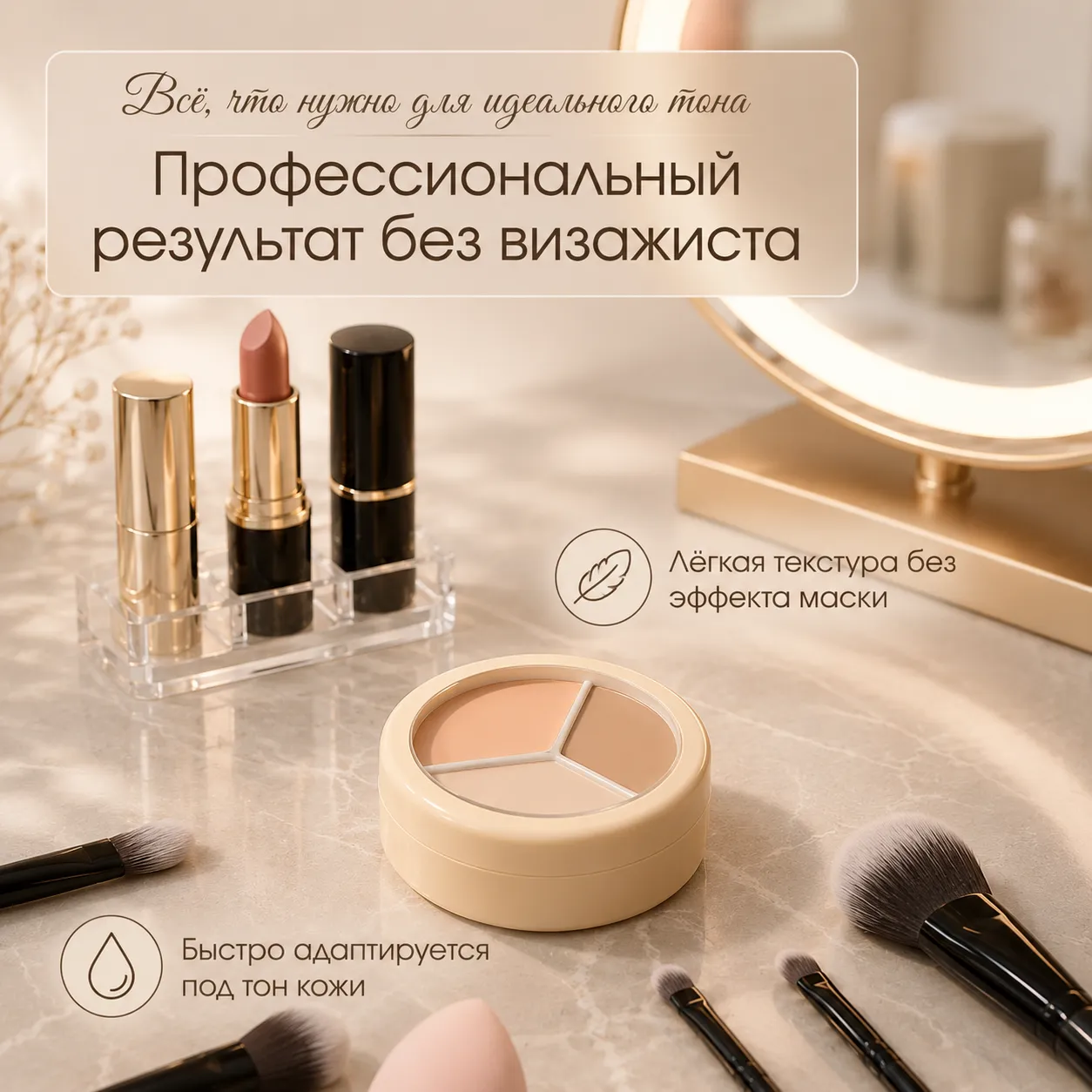 консилер 3в1