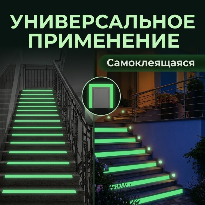 Светящаяся самоклеящаяся лента (5 метров)