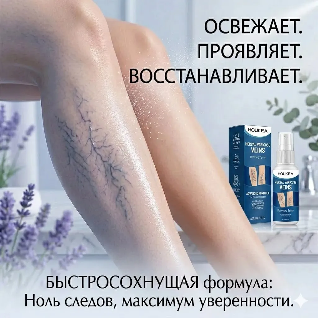 Спрей от варикоза Herbal Varicose Veins для ухода за ногами