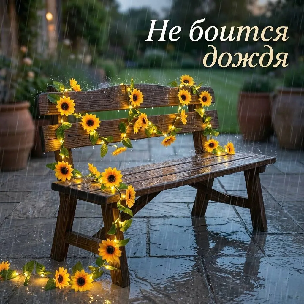 светодиодная гирлянда «Подсолнухи»