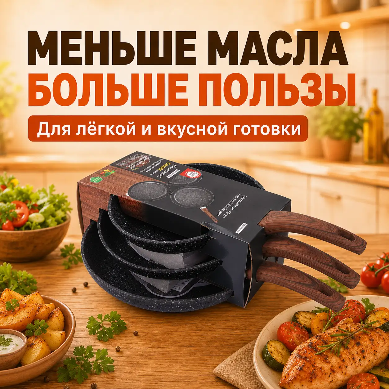 Меньше масла — больше пользы