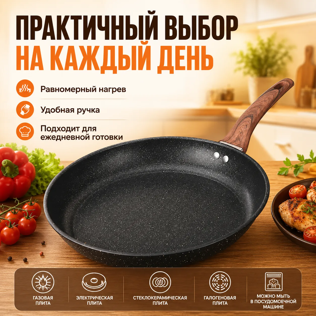набор сковородок