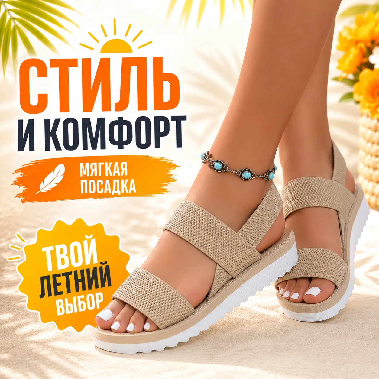 женские босоножки