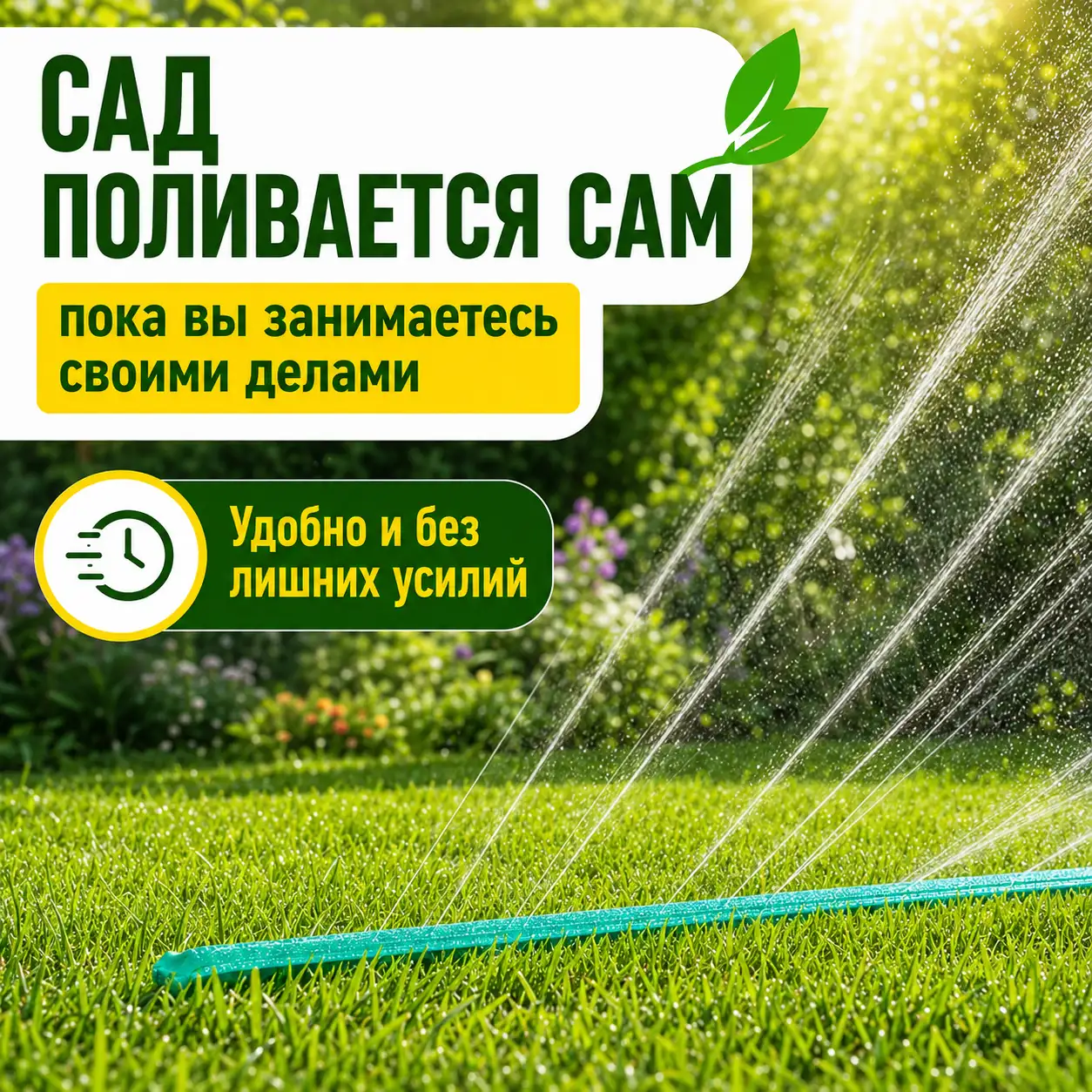 Сад поливается сам