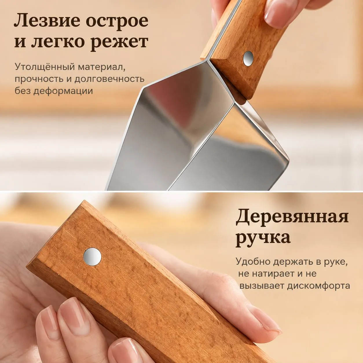 нож-треугольник для арбуза и дыни
