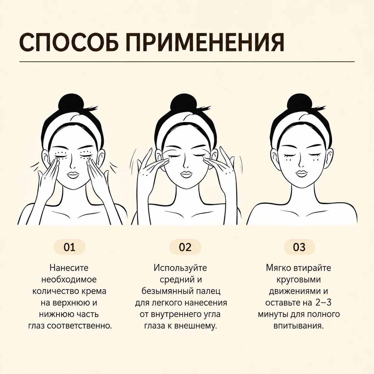 пептидный крем для глаз «День и Ночь»
