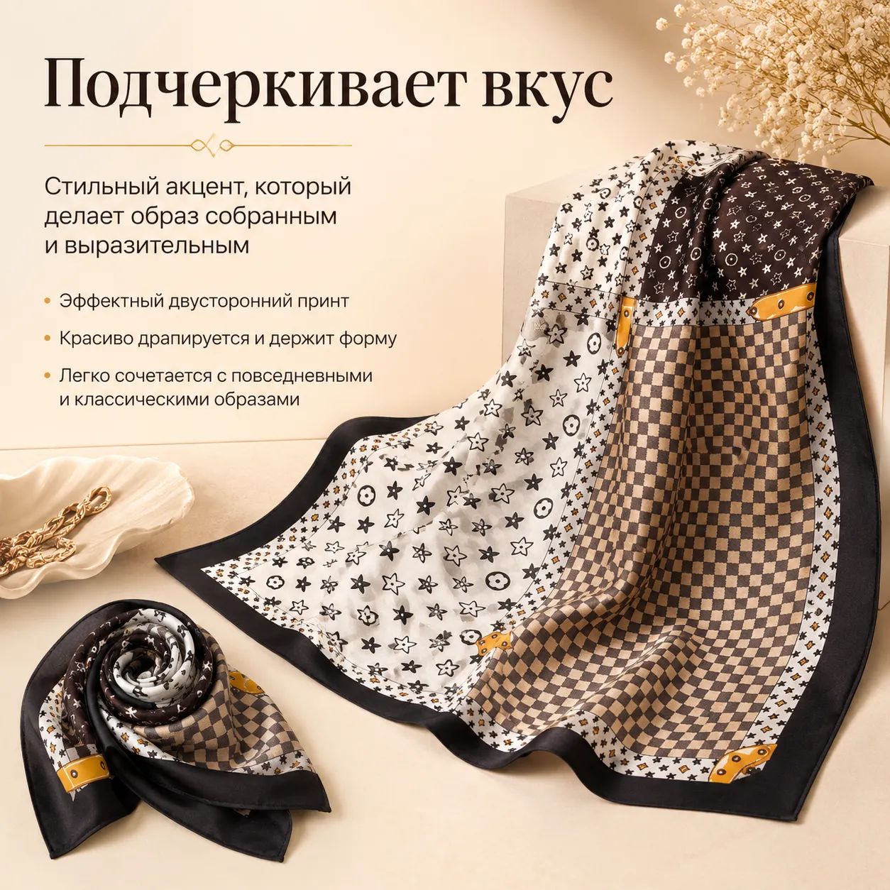 женский платок-шарф