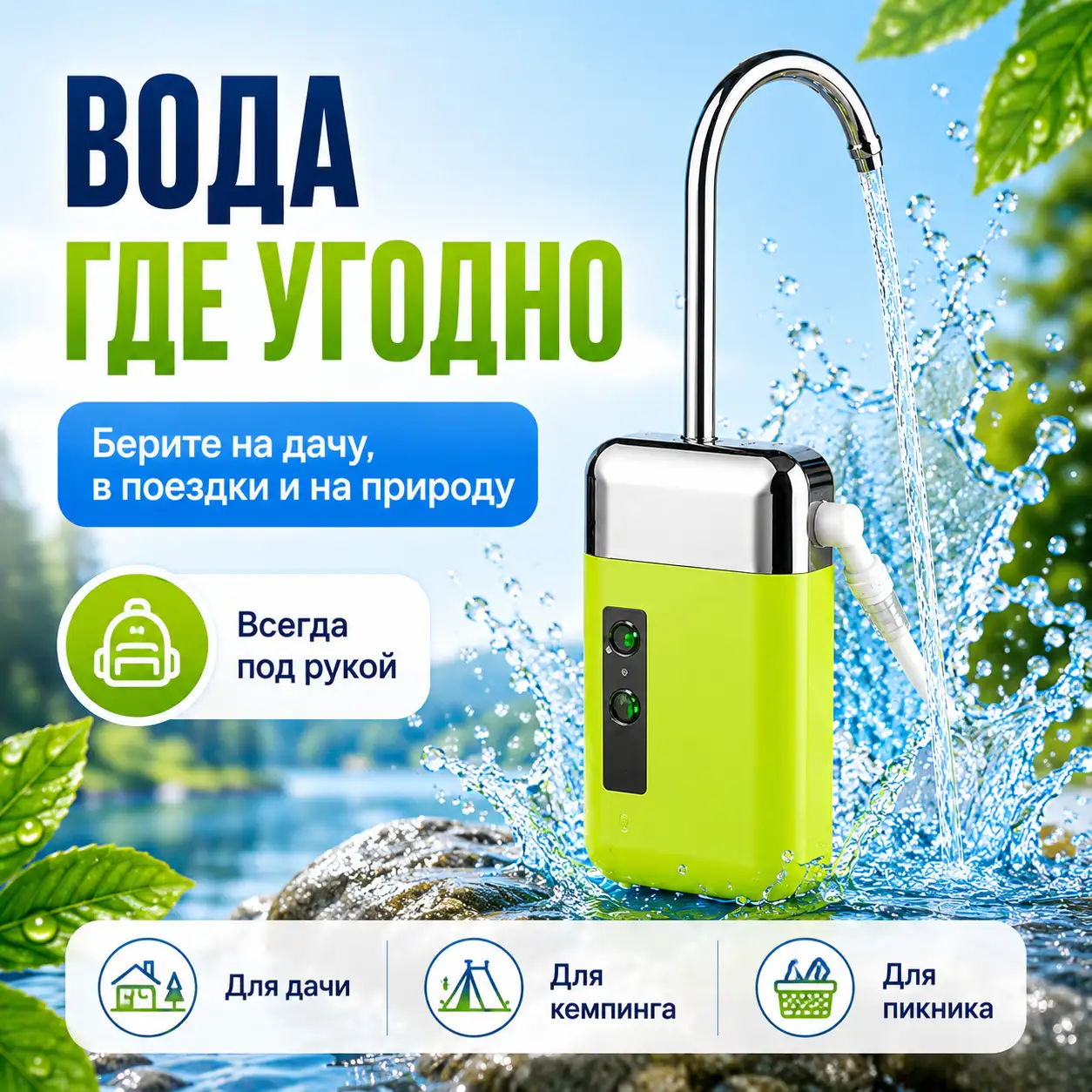 Вода где угодно