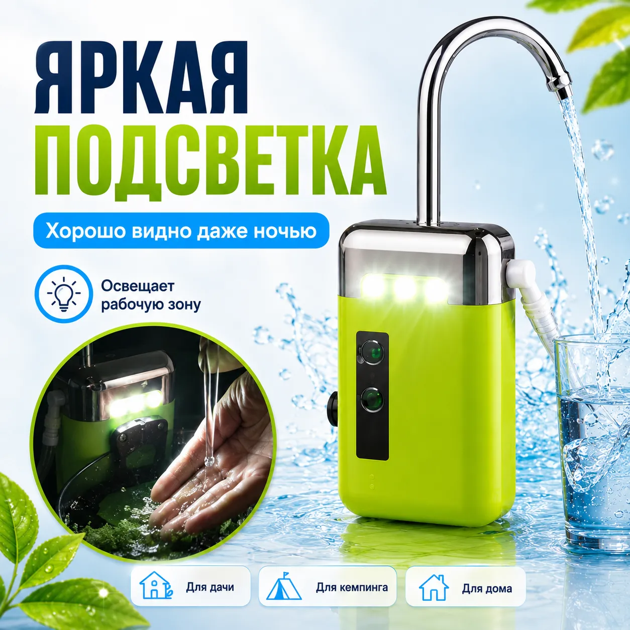 кран-помпа