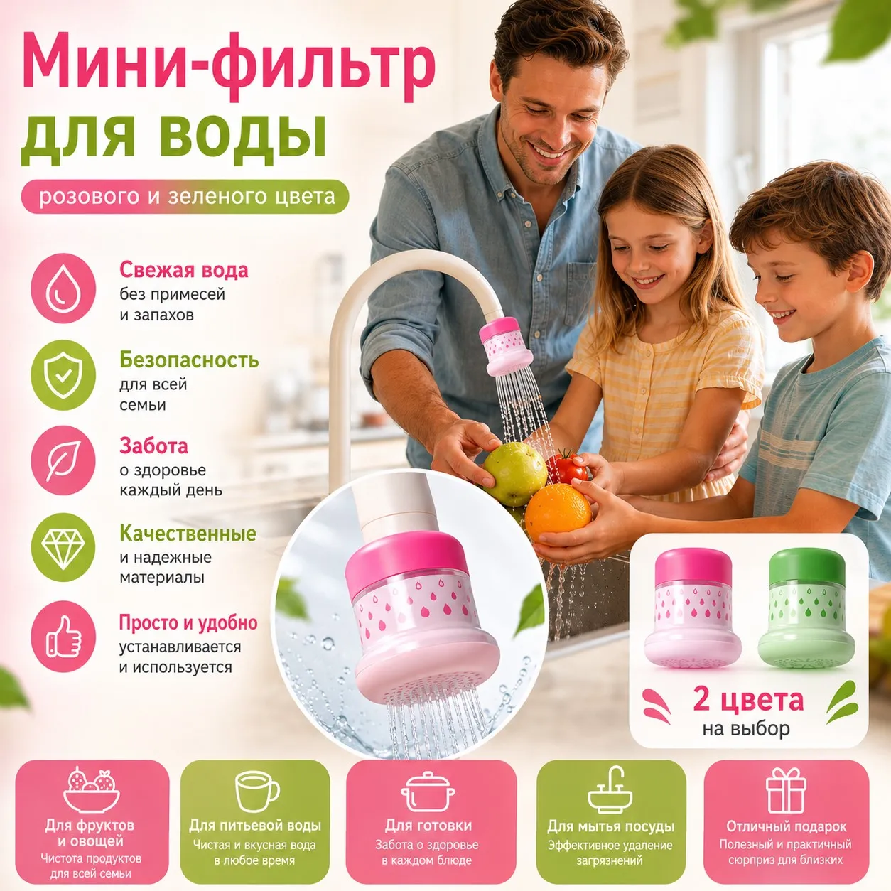 мини фильтр для воды