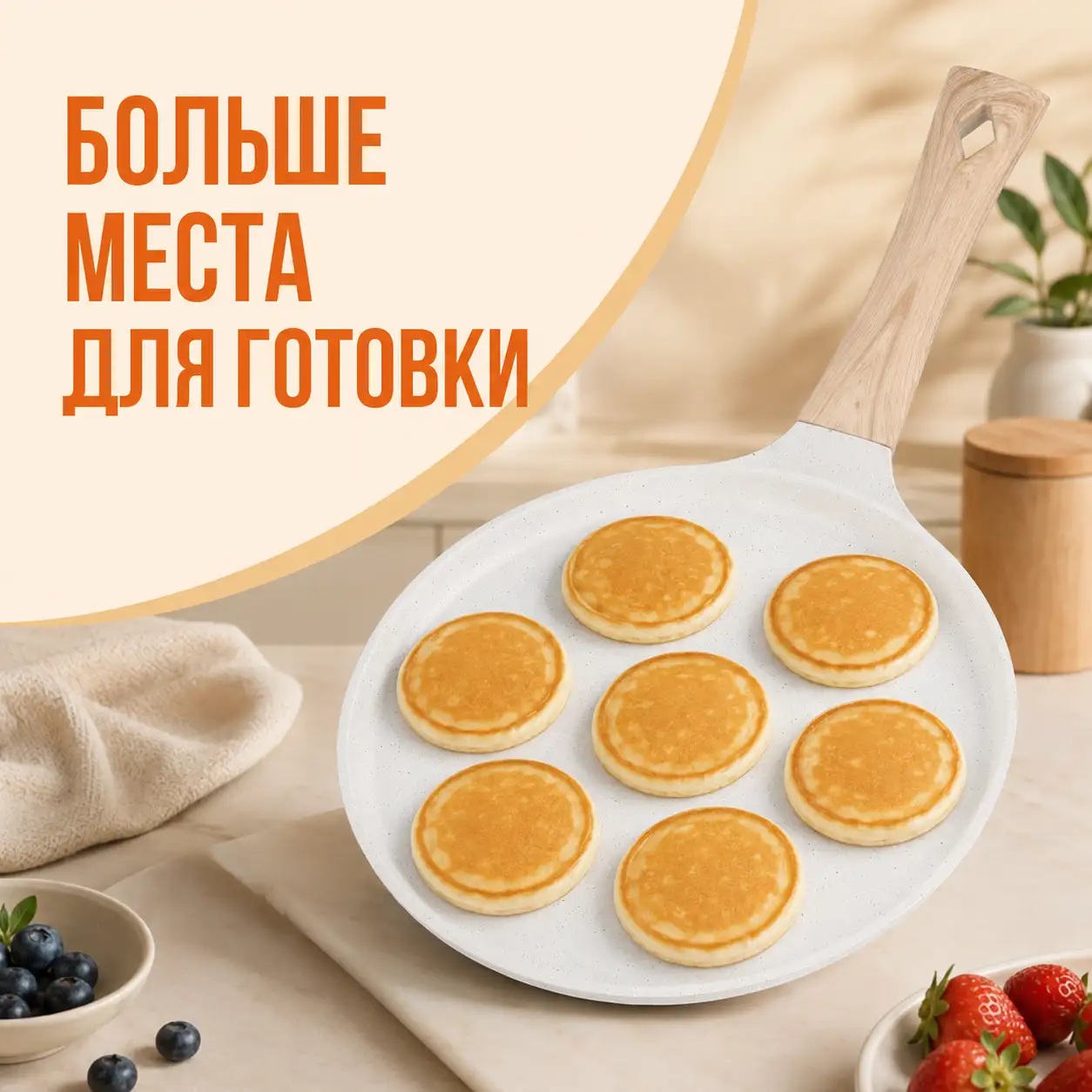 Больше места для готовки