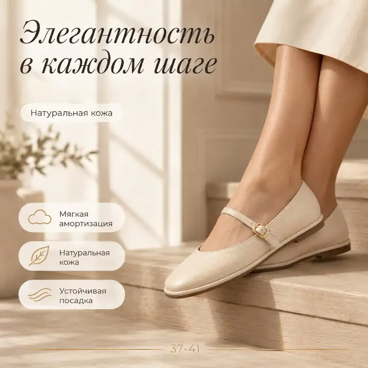 Элегантные женские балетки