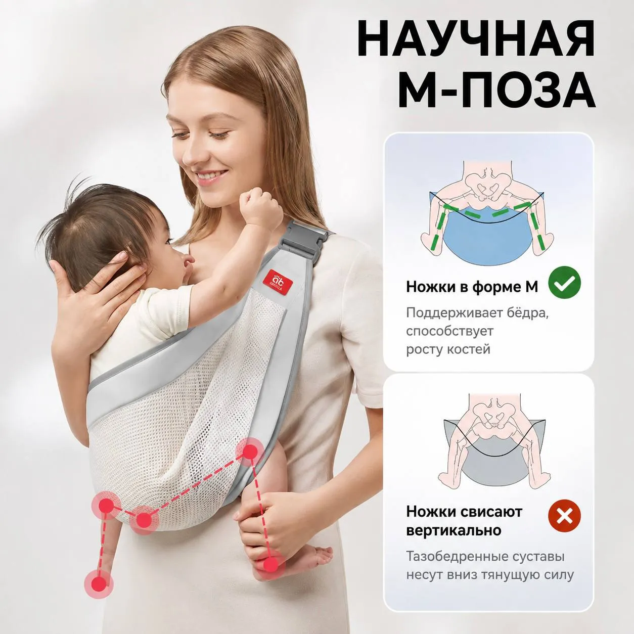 многофункциональная переноска для новорожденных