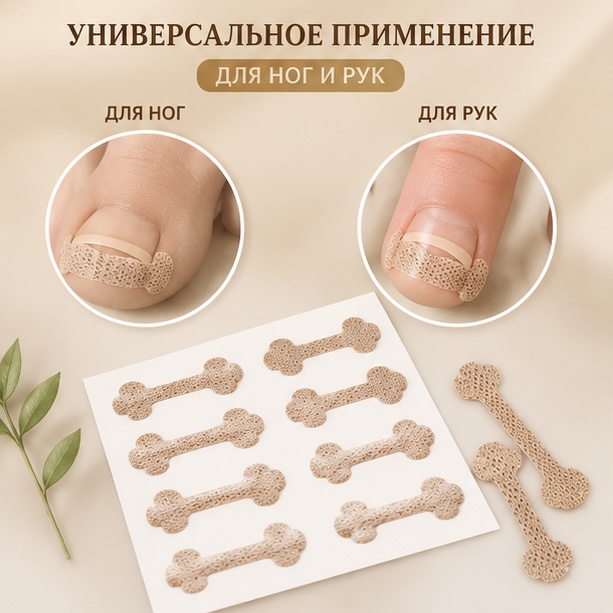 бинты против вросших ногтей 40шт.