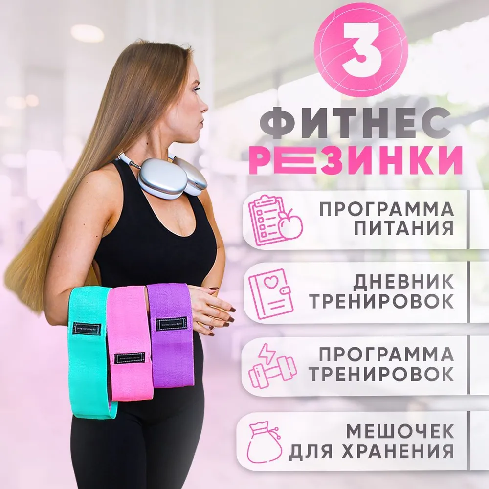Фитнес-резинки для прокачки ягодиц дома