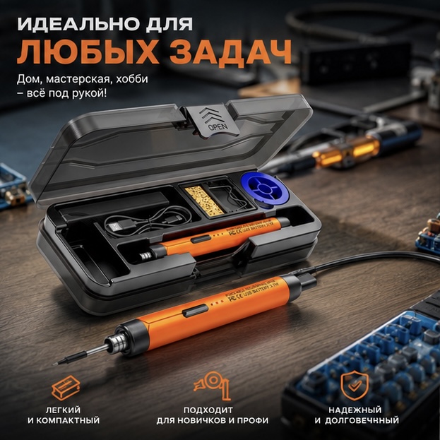 портативный паяльный пистолет