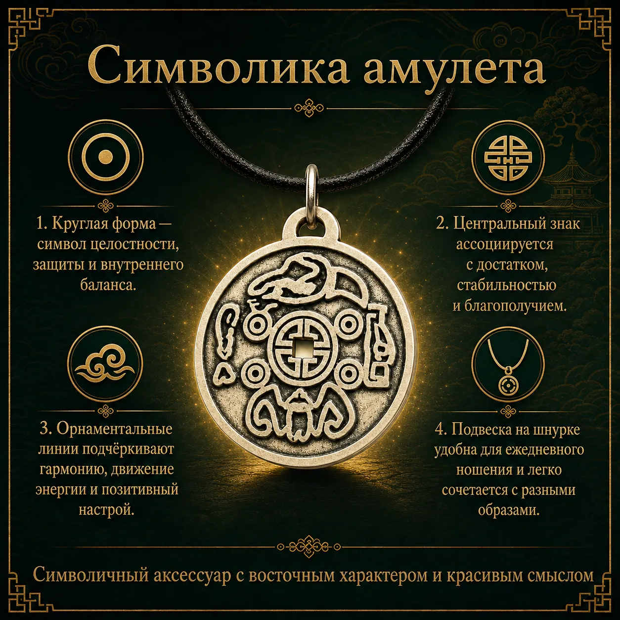 амулет монета счастья
