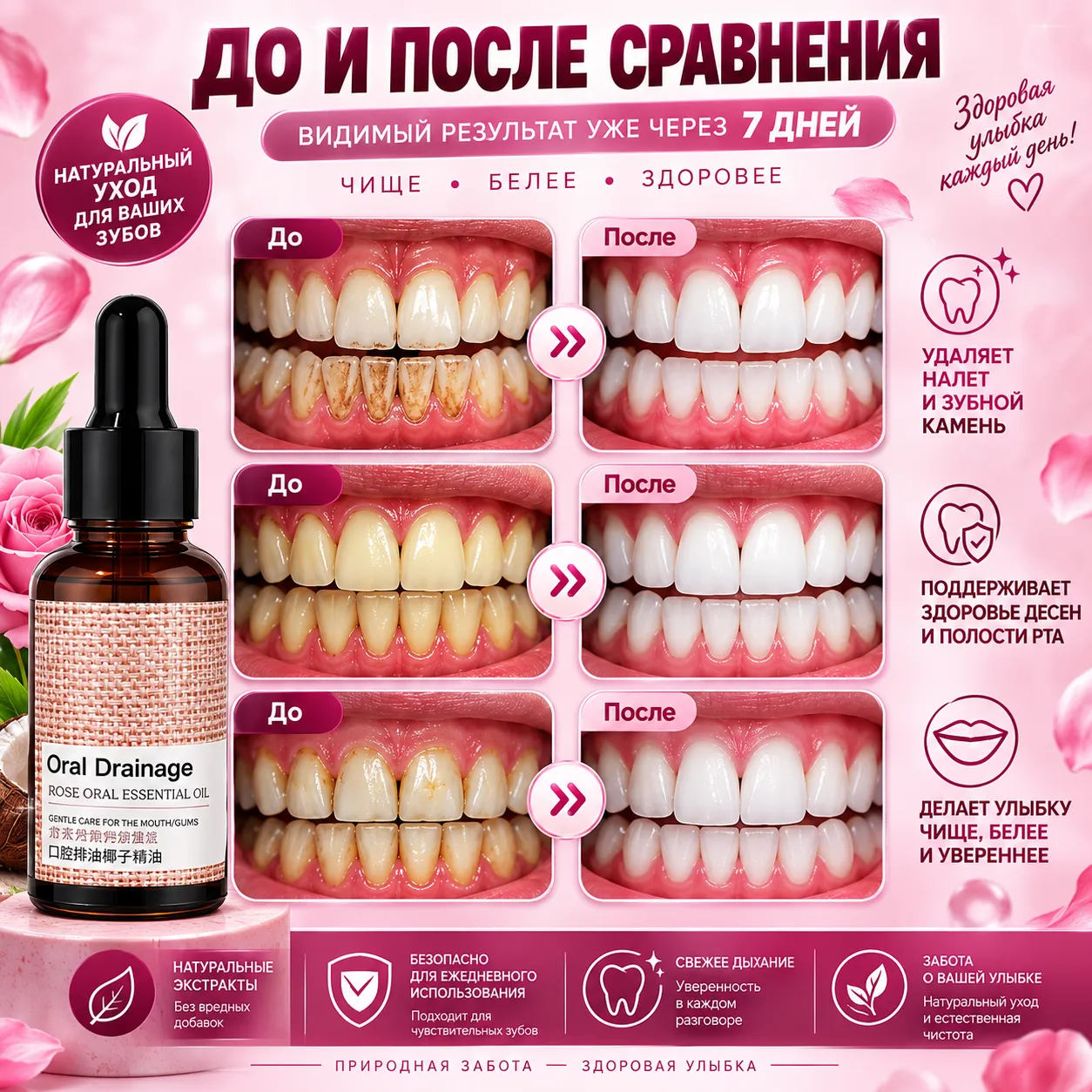 Масло для ухода за полостью рта Oral Drainage