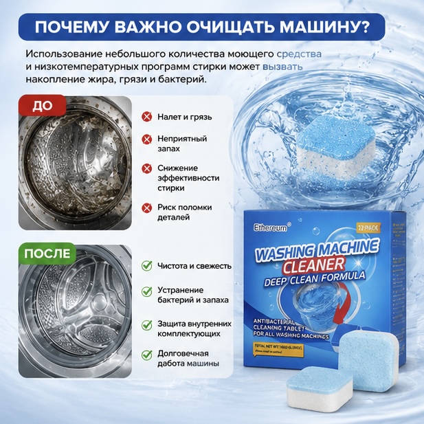 Зачем чистить стиральную машину?