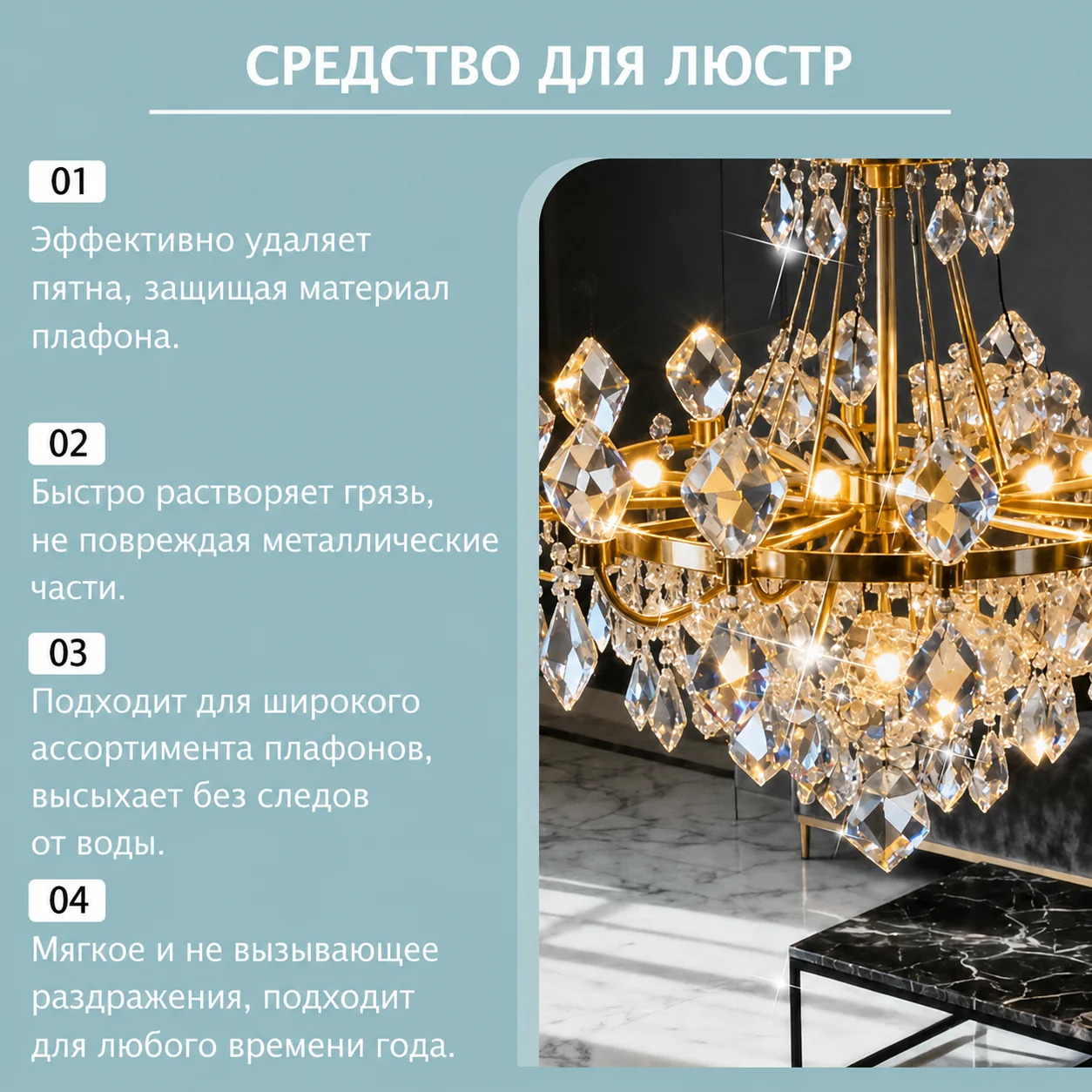 Для стекла и хрусталя