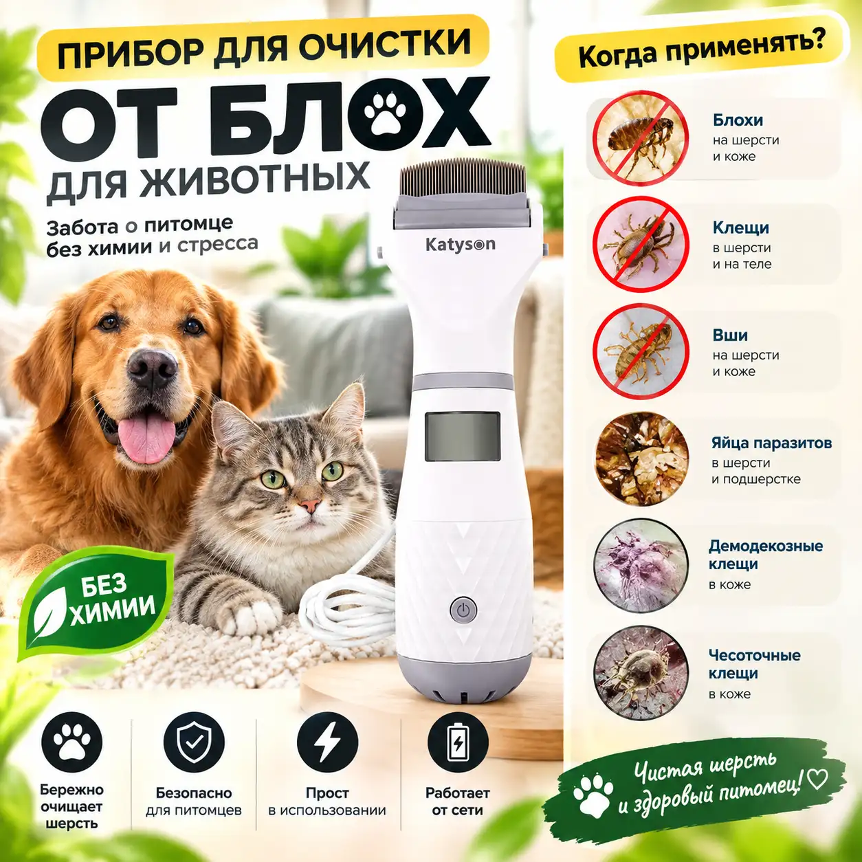 Эффективный уход за шерстью