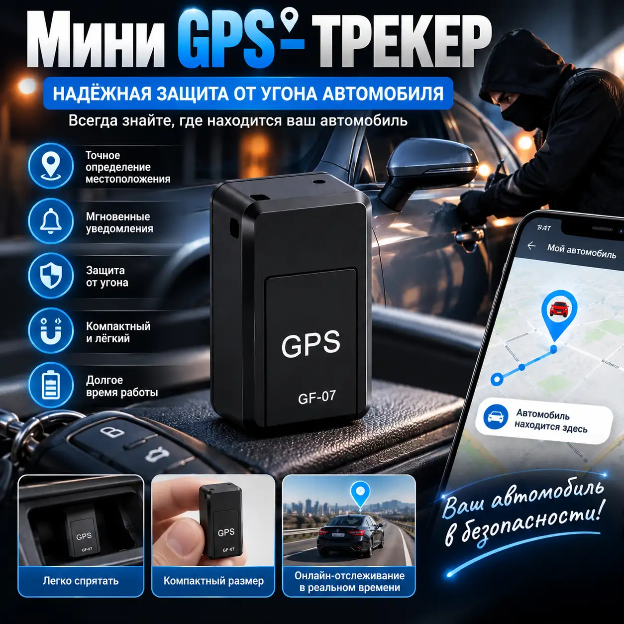 Контроль местоположения