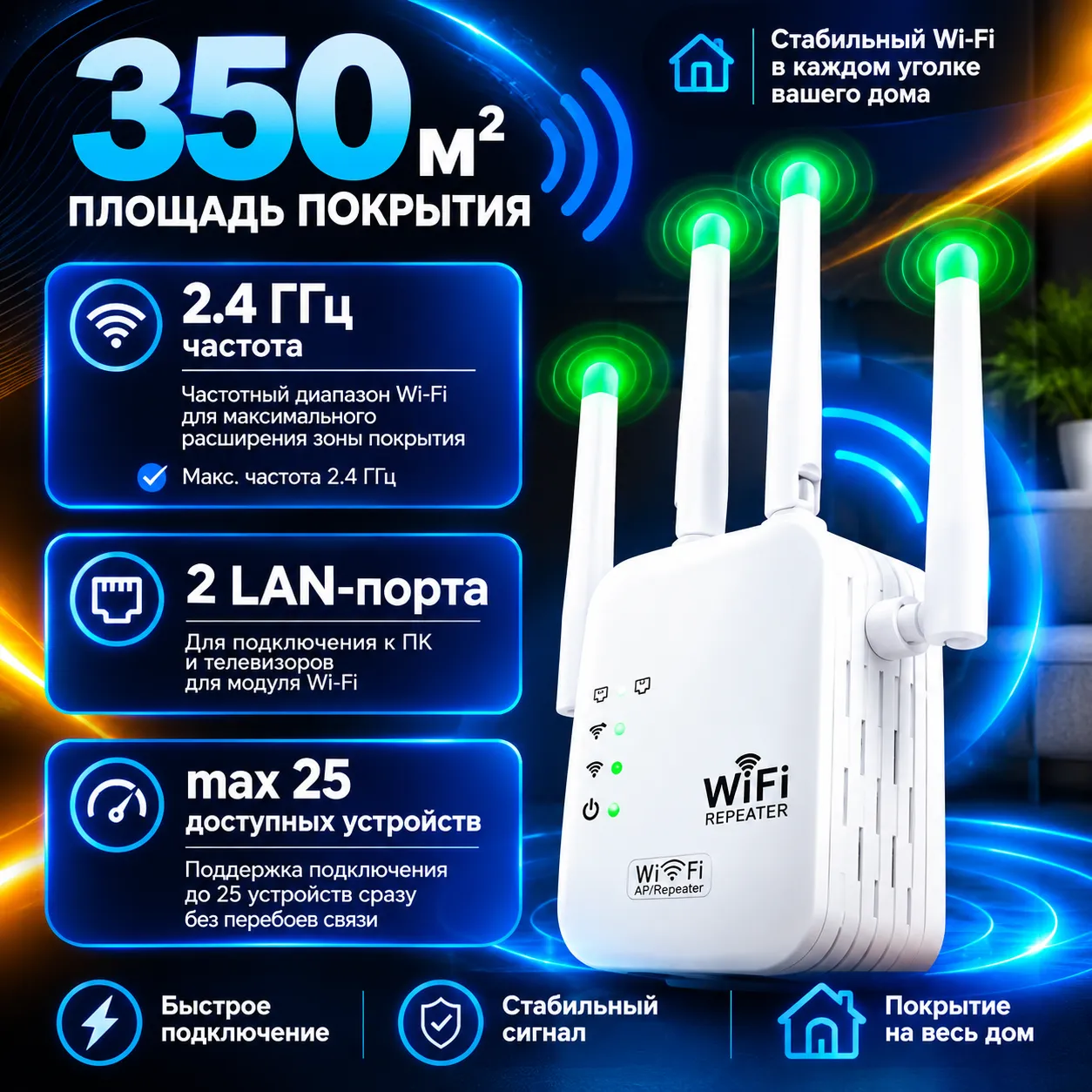 Усилитель сигнала Wi-Fi