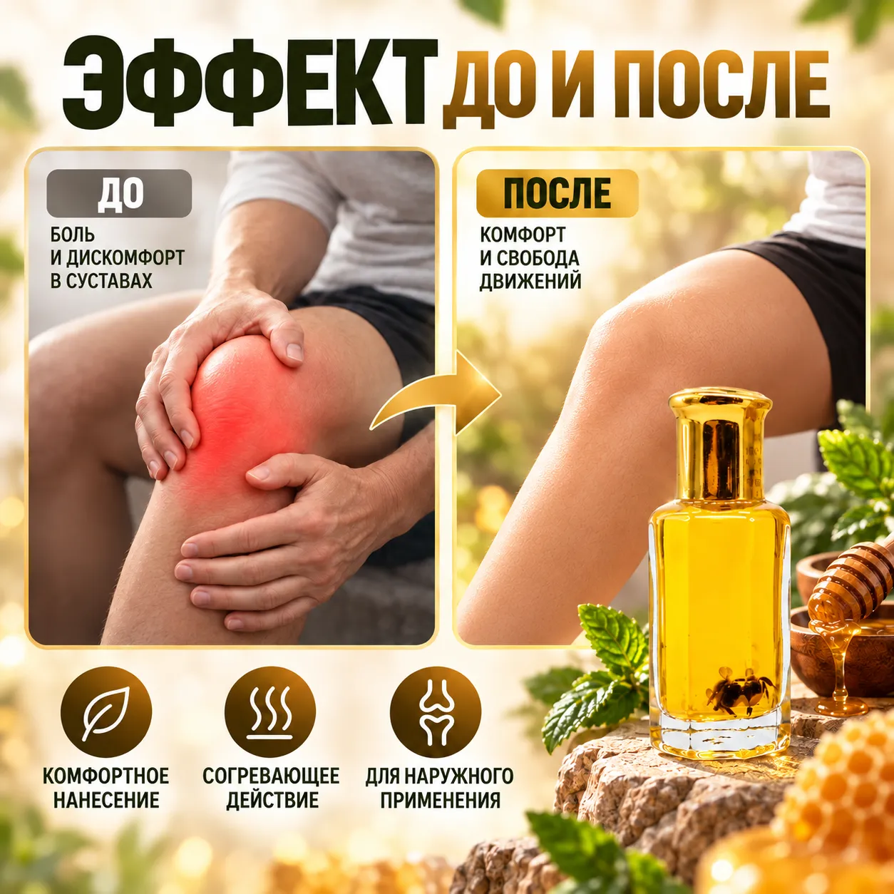 Бальзам «Жидкие иглы» с пчелой