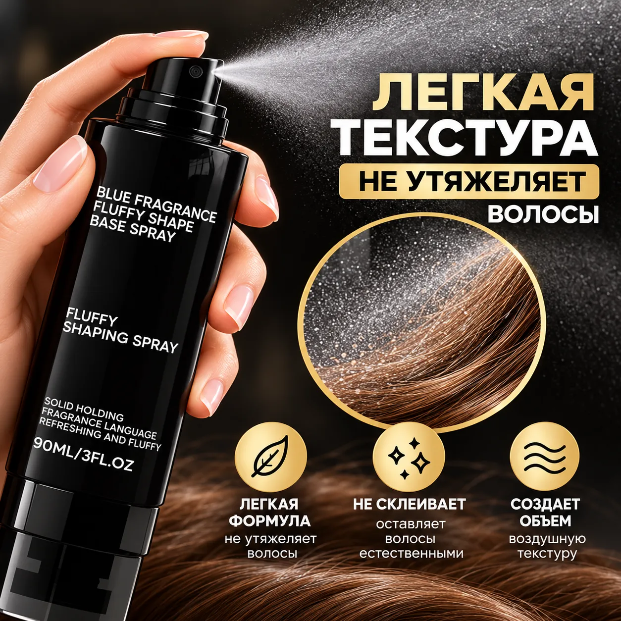Спрей для придания объема и укладки