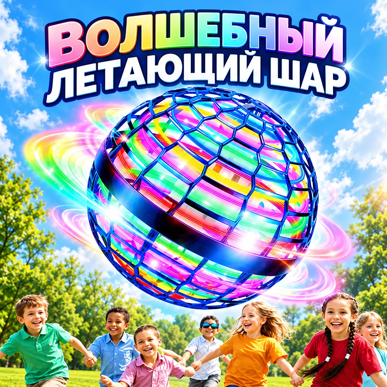 Волшебный летающий шар