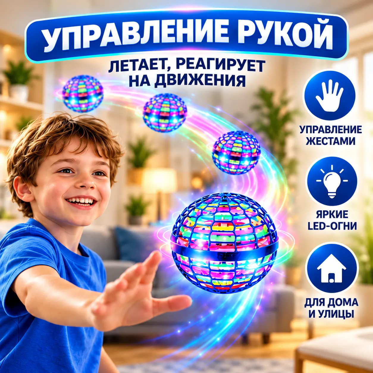 Волшебный летающий шар