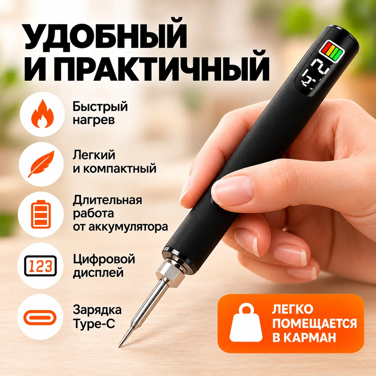 Беспроводной паяльник
