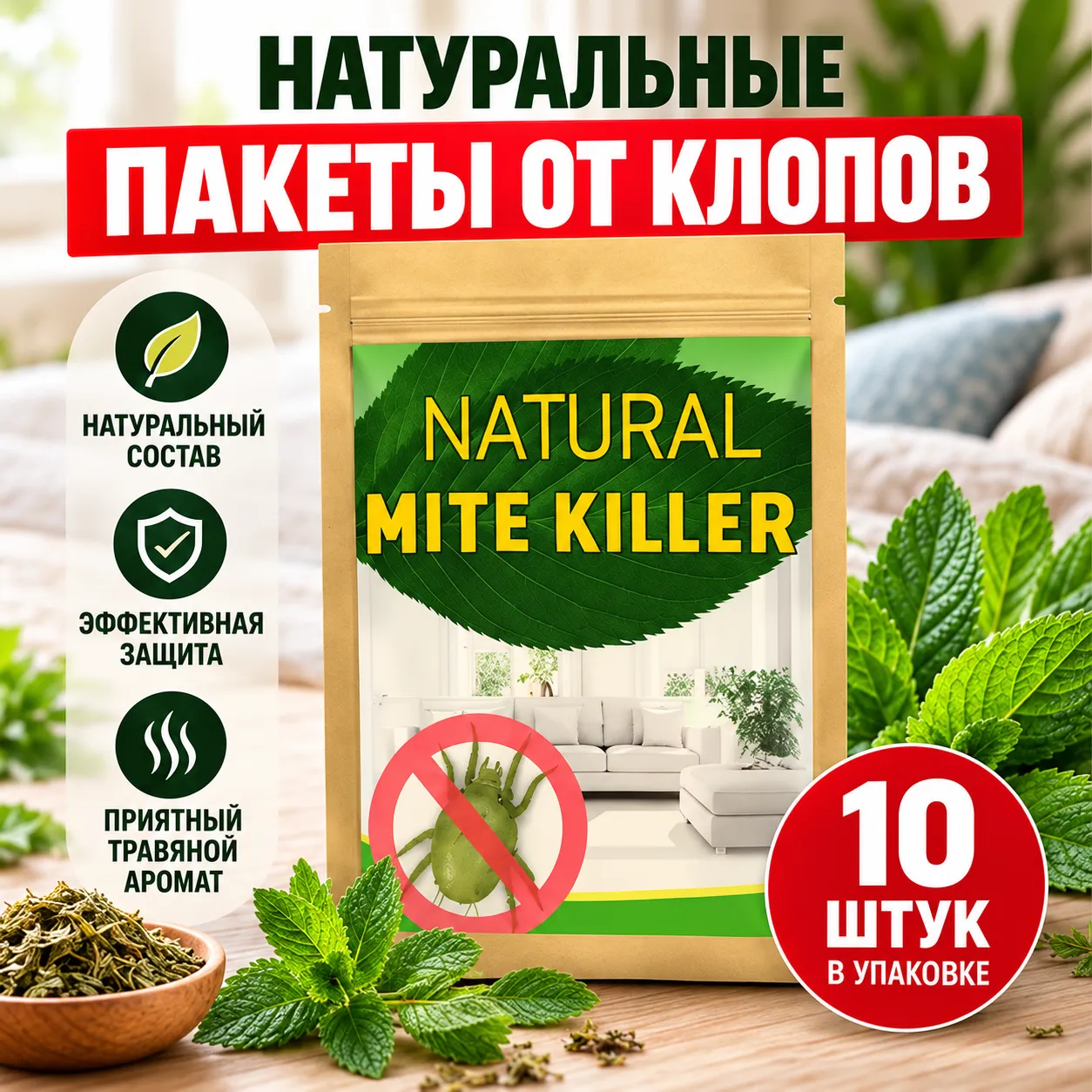 Пакеты от клопов