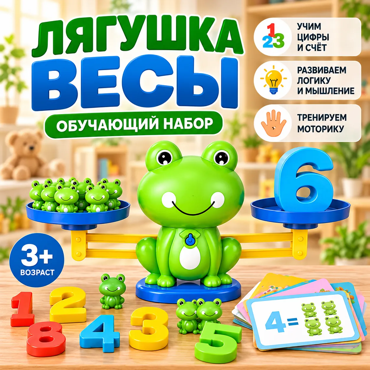 Детские развивающие весы