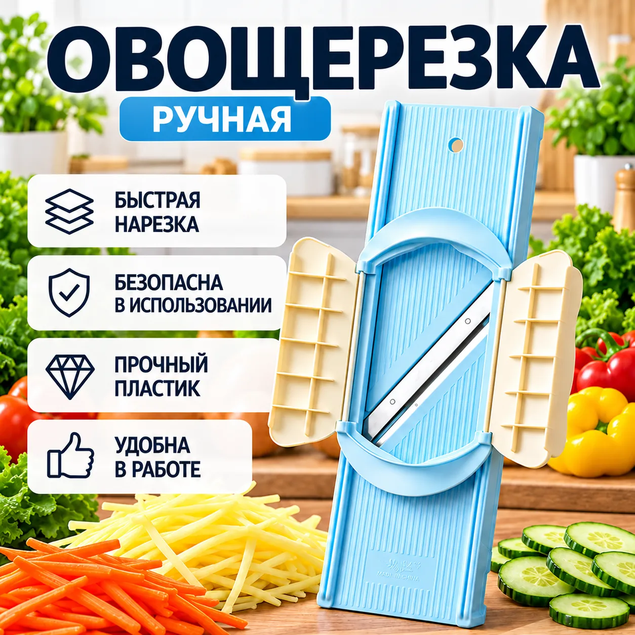 Портативная овощерезка