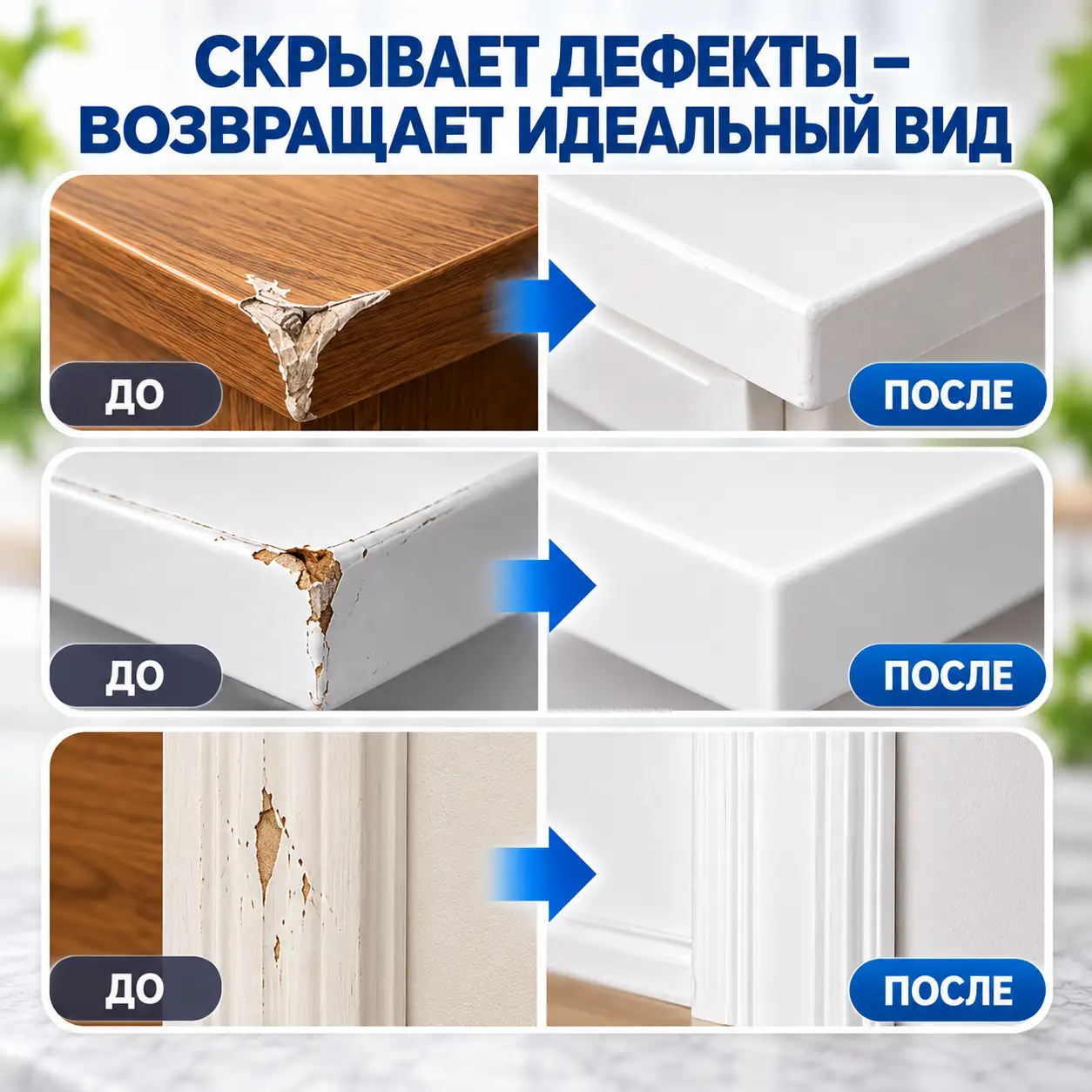 Аккуратное восстановление поверхностей