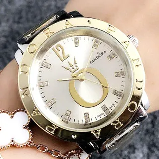Часы “Pamdora Golden Clock” + 2 браслета