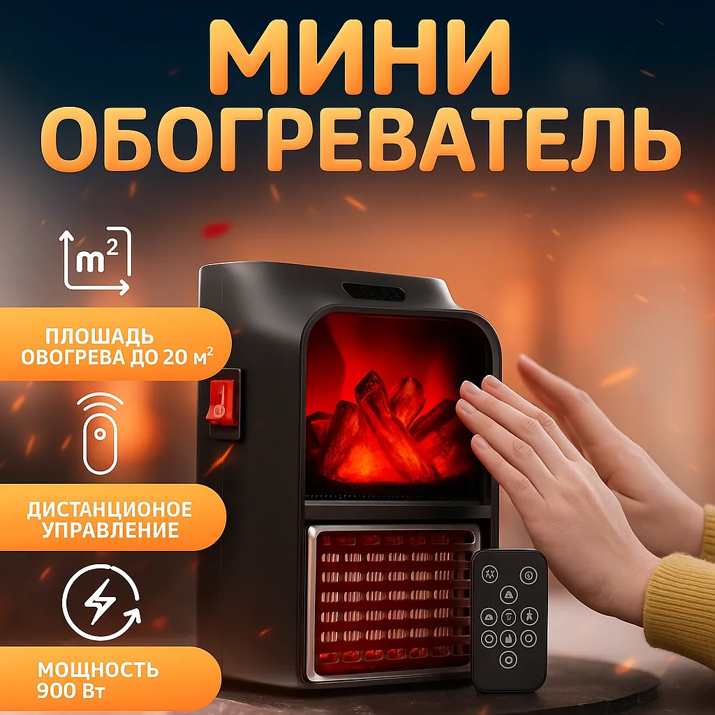 Обогреватель-камин