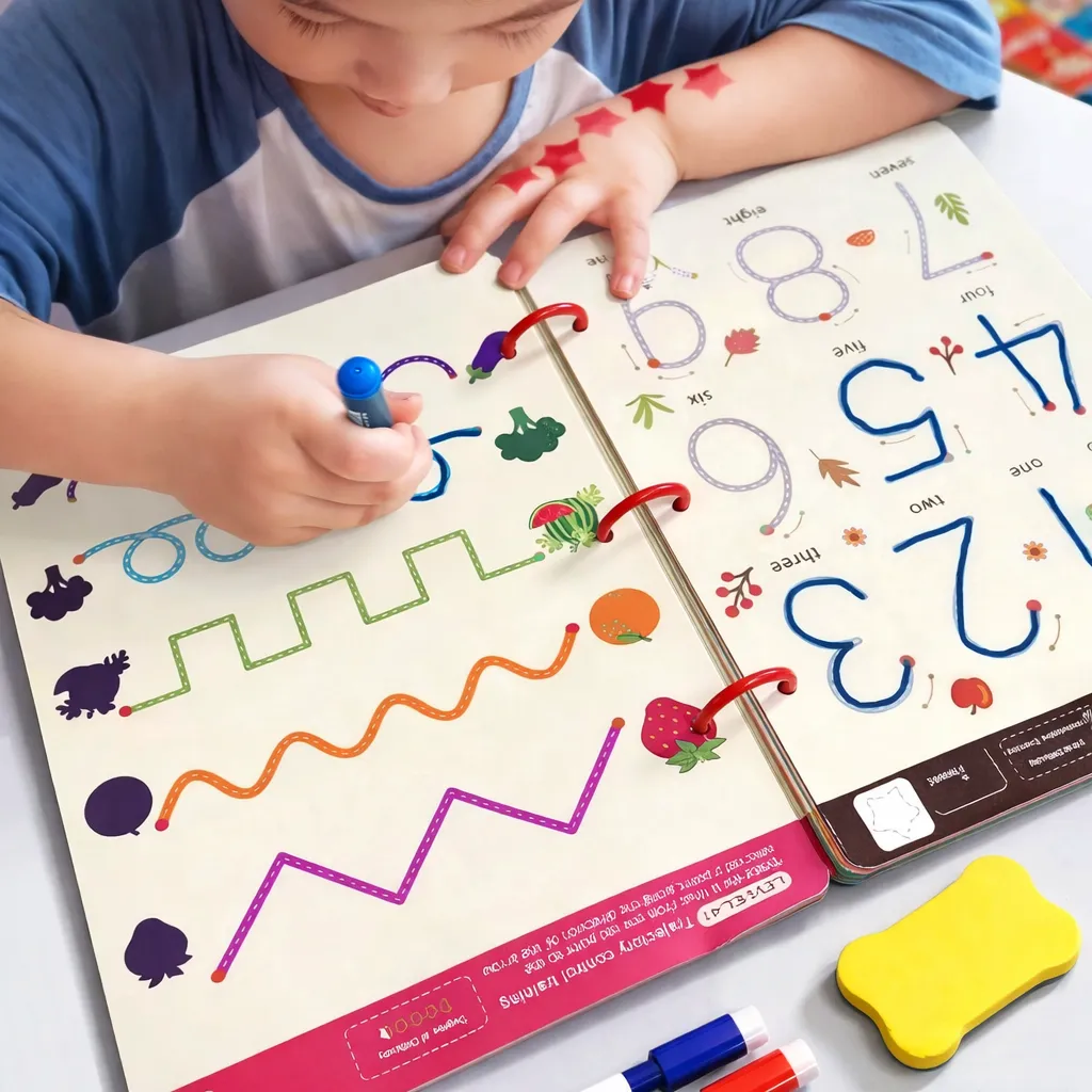 Набор стираемых магических тетрадей + 10 фломастеров