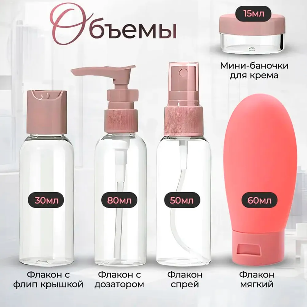 Дорожный набор баночек