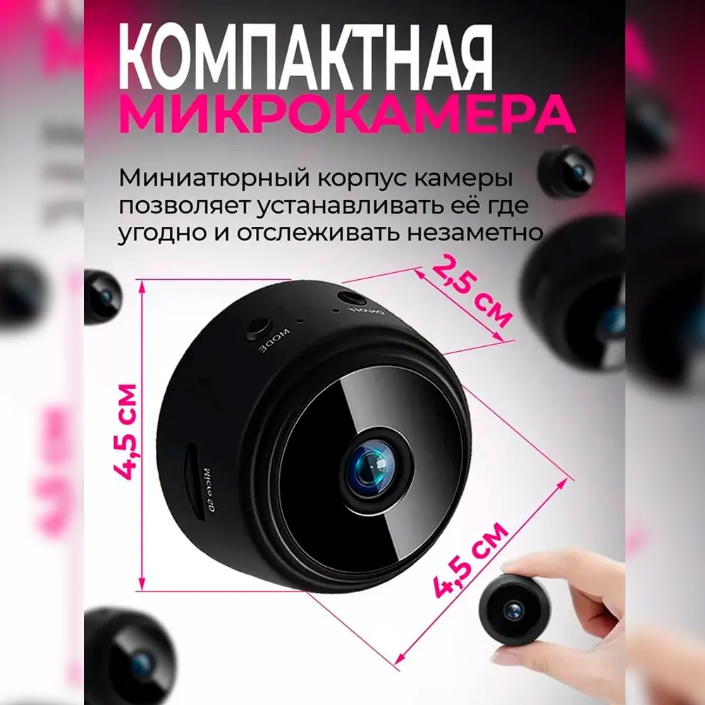 Мини-камера видеонаблюдения