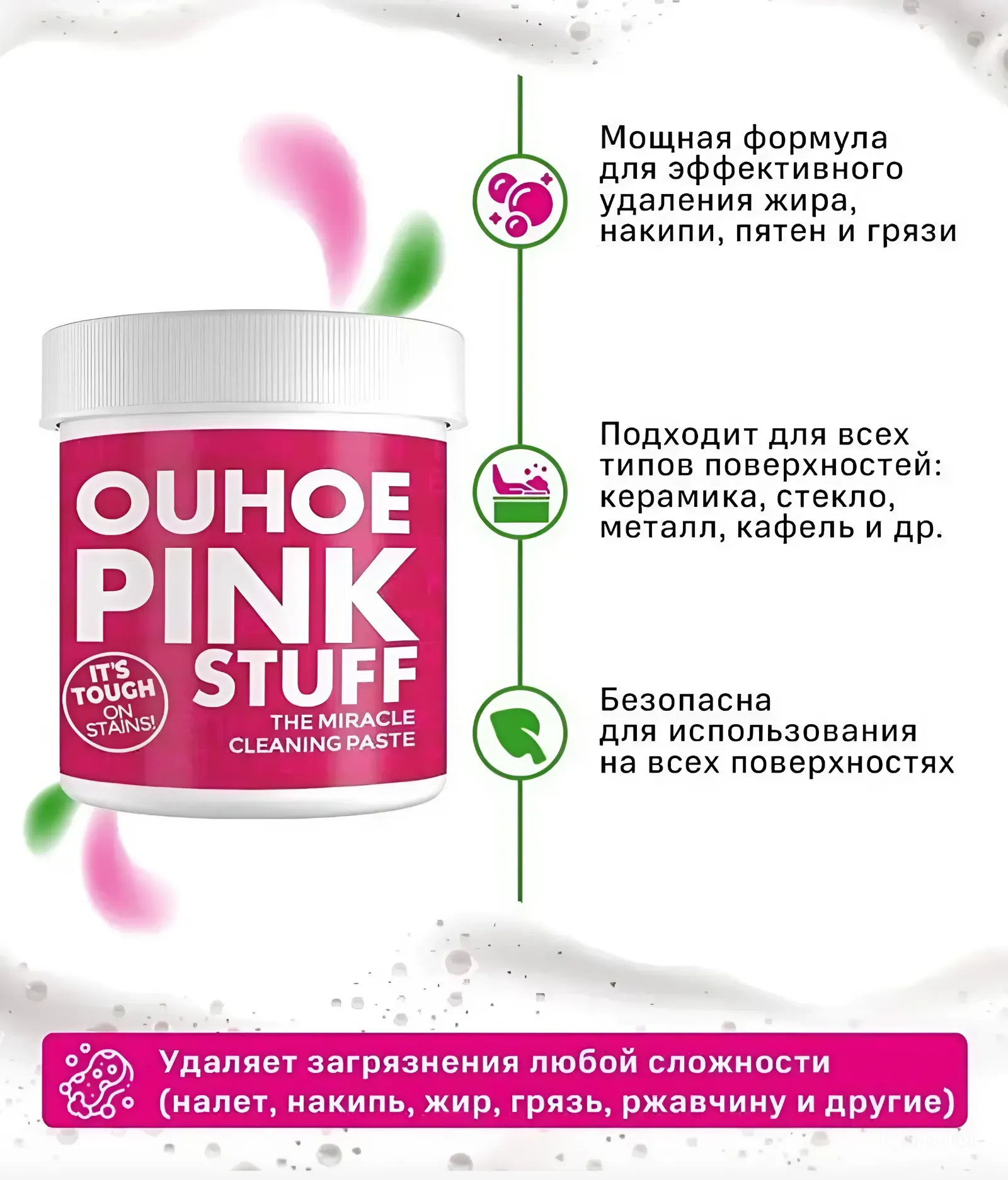 Паста очищающая Pink