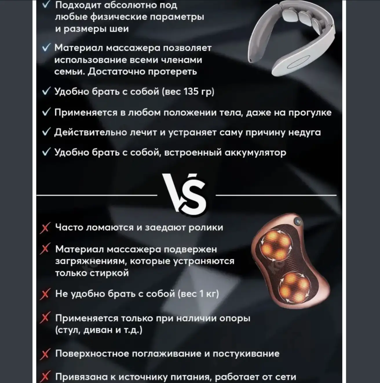 Регулируемые режимы массажа