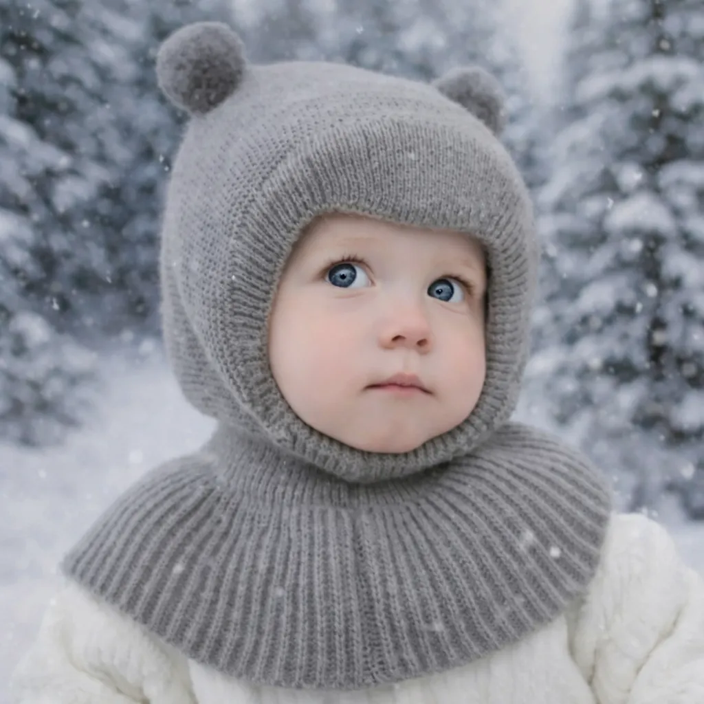 Шапка детская зимняя