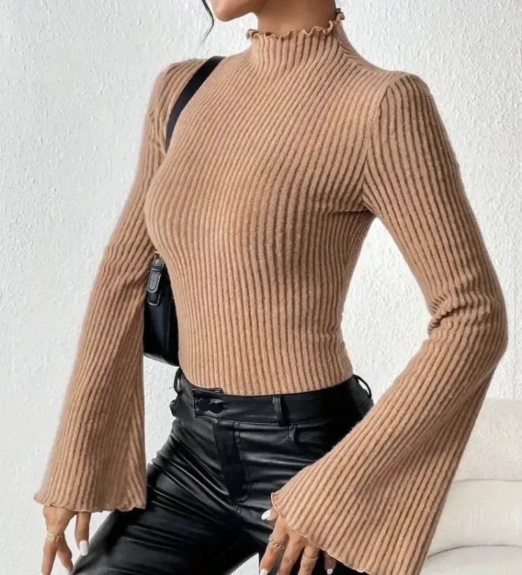 боди женский в рубчик